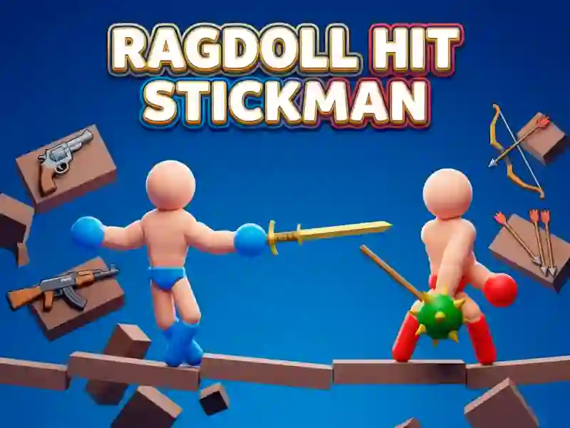 खेल Ragdoll Hit Stickman ऑनलाइन