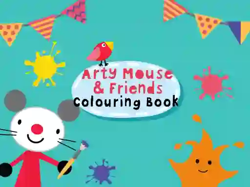 खेल Arty Mouse & Friends Coloring Book ऑनलाइन