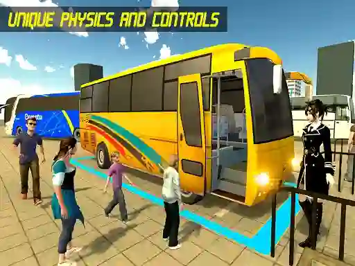 खेल Modern Bus Parking Advance Bus ऑनलाइन