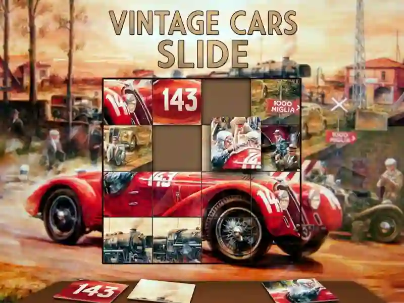 खेल Vintage Cars Slide ऑनलाइन