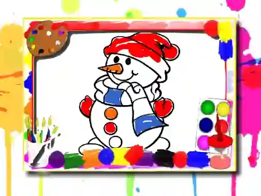 खेल Winter Coloring Book ऑनलाइन