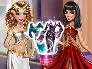 खेल Dolly Princess vs. Villain Dress Up ऑनलाइन