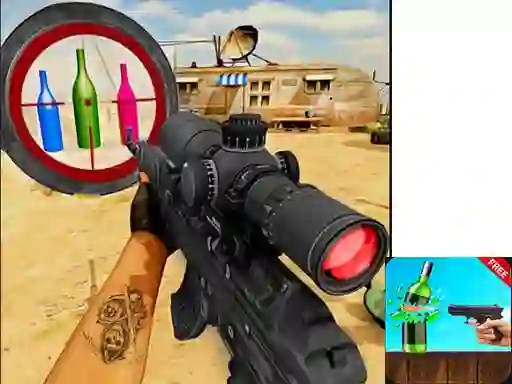 खेल Sniper Bottle Shooting ऑनलाइन