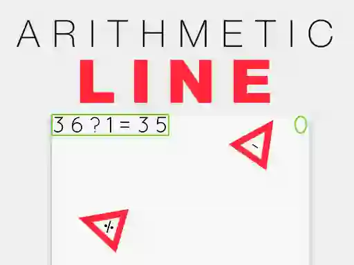 खेल Arithmetic line ऑनलाइन