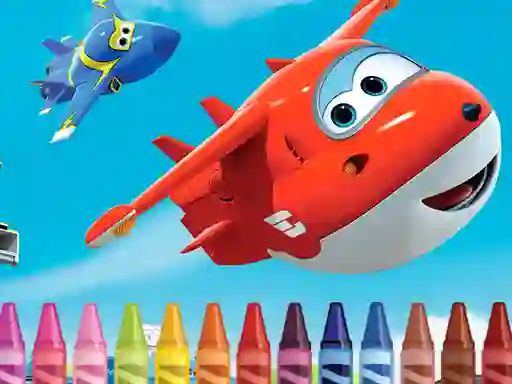 खेल Superwings Coloring ऑनलाइन