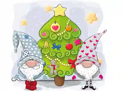 खेल Cute Gnomes Hidden Stars ऑनलाइन