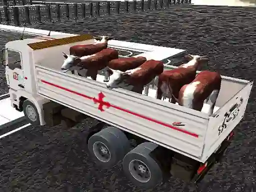 खेल Truck Transport Domestic Animals ऑनलाइन