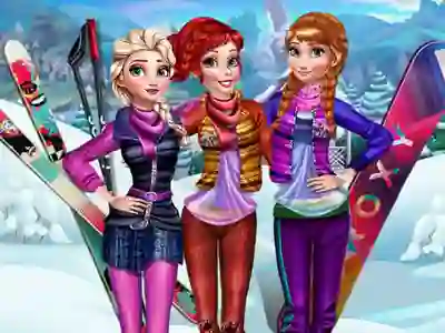 खेल Princesses Visit Arendelle ऑनलाइन