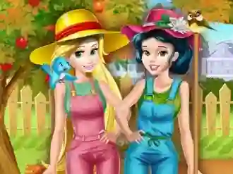 खेल Princesses Working In the Garden ऑनलाइन
