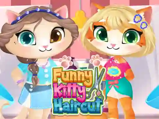 खेल Funny Kitty Haircut ऑनलाइन