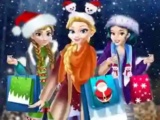खेल Princess Christmas Mall Shopping ऑनलाइन