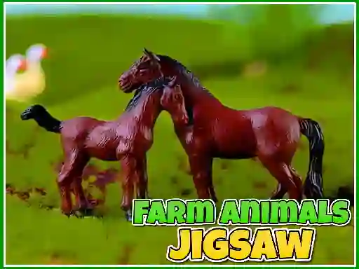 खेल Farm Animals Jigsaw ऑनलाइन