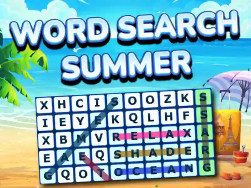 खेल Word Search Summer ऑनलाइन