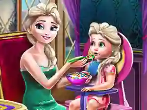 खेल Ice Queen Toddler Feed ऑनलाइन