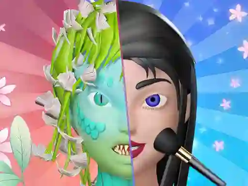 खेल Monster Makeup 3D ऑनलाइन