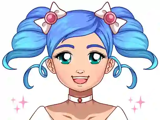 खेल Kawaii Magical Girl Dress Up Game ऑनलाइन