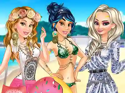 खेल Princesses Boho Beachwear Obsession ऑनलाइन