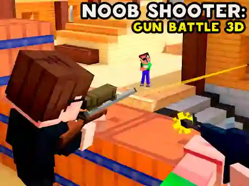 खेल Noob Shooter: Gun Battle 3D ऑनलाइन
