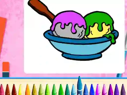 खेल Online Ice Cream Coloring ऑनलाइन