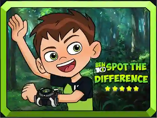 खेल Ben 10 Spot the Difference ऑनलाइन