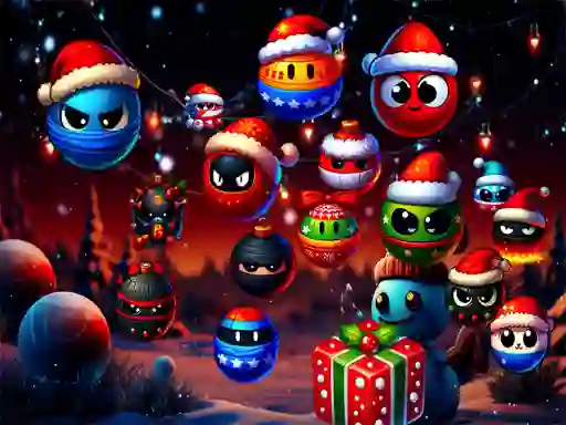 खेल Christmas Rush : Red and Friend Balls ऑनलाइन