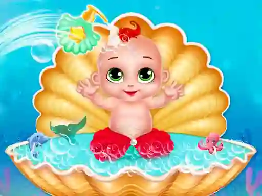 खेल Mermaid Baby Care ऑनलाइन