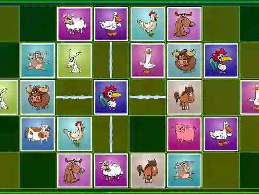 खेल Farm animals matching puzzles ऑनलाइन