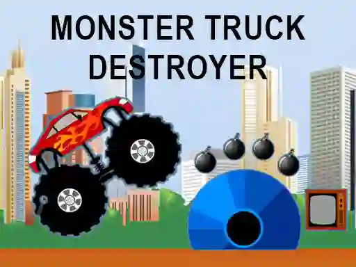 खेल Monster truck destroyer ऑनलाइन