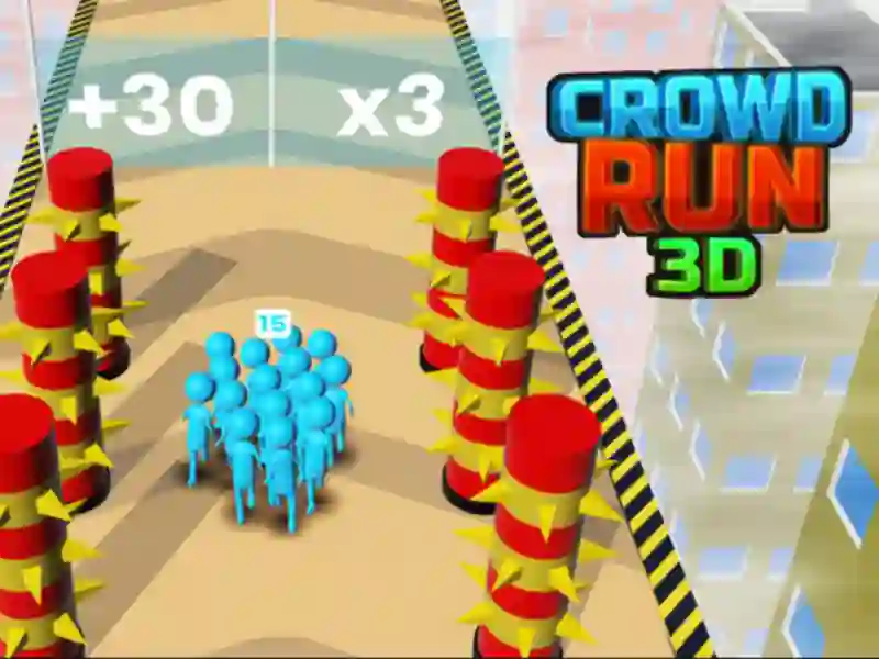 खेल Crowd Run 3D ऑनलाइन