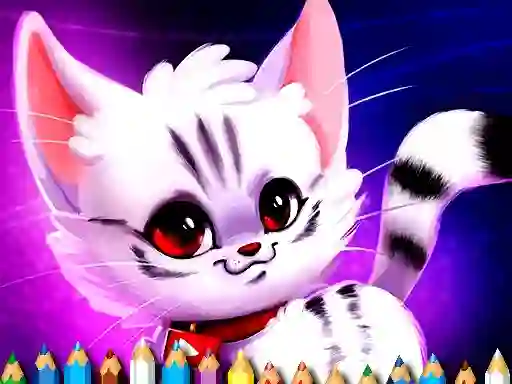 खेल Cute Kitty Coloring ऑनलाइन