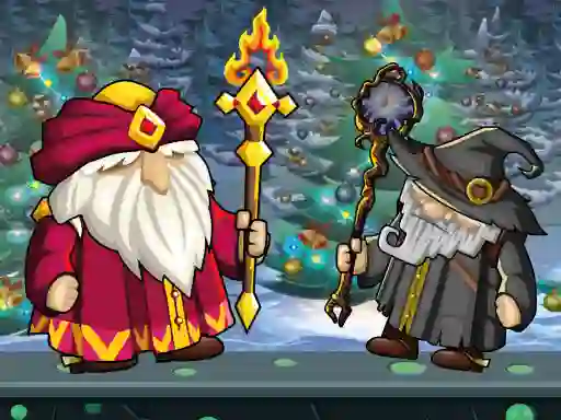 खेल Wizard Santa Jump ऑनलाइन