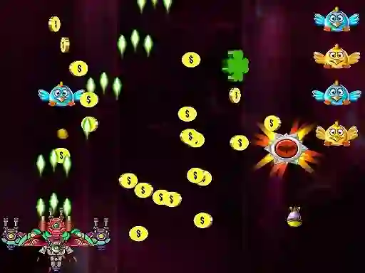 खेल Space Attack Chicken Invaders ऑनलाइन