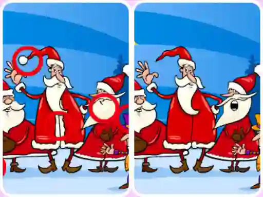 खेल Christmas Photo Differences-2 ऑनलाइन