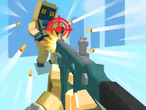 खेल Blockapolypse Zombie Shooter ऑनलाइन