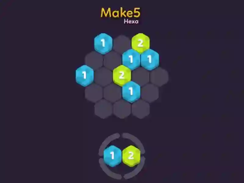 खेल Make 5 Hexa ऑनलाइन