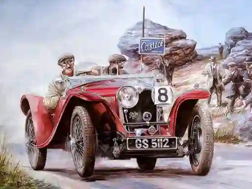खेल Vintage Cars Puzzle ऑनलाइन