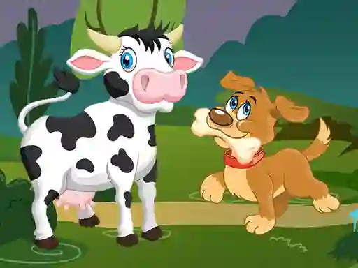 खेल Domestic Animals Memory ऑनलाइन