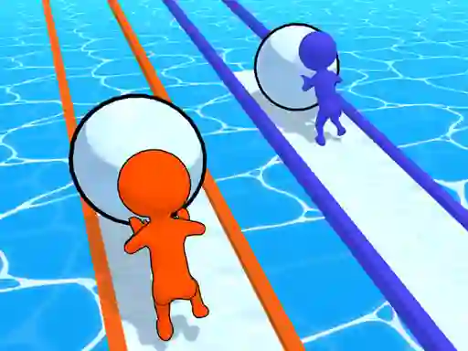खेल Snowball Racing ऑनलाइन