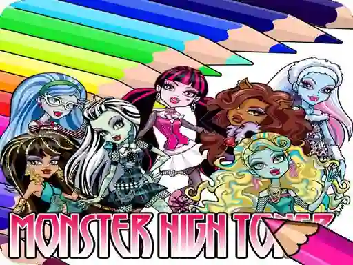 खेल Coloring Book for Monster High ऑनलाइन