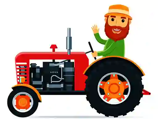 खेल Cartoon Farm Traktors ऑनलाइन