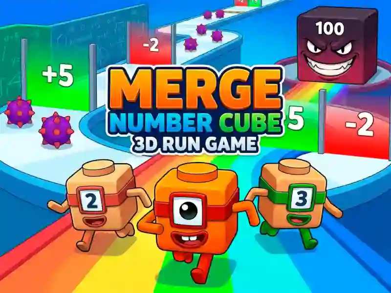 खेल Merge Number Cube 3d Run Game ऑनलाइन