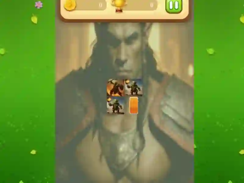 खेल Orc Memory Match ऑनलाइन