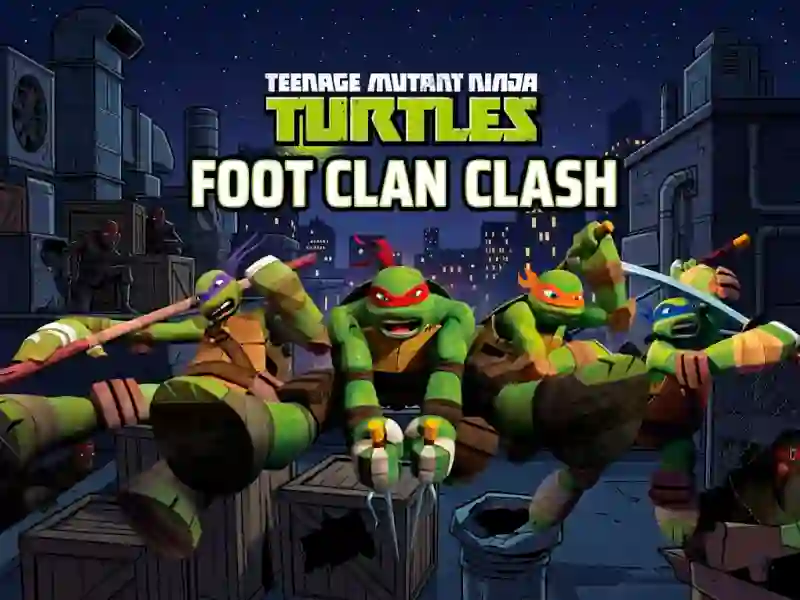 खेल Teenage Mutant Ninja Turtles Foot Clan Clash ऑनलाइन