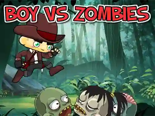 खेल Boy vs Zombies ऑनलाइन