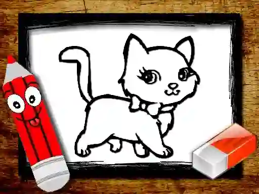 खेल Back to School: Animals Coloring Book ऑनलाइन