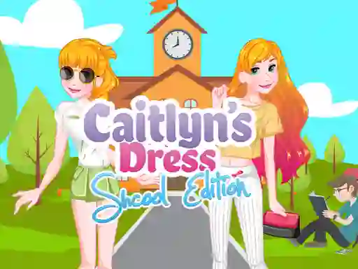 खेल Caitlyn's Dress School Edition ऑनलाइन