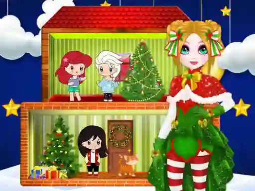 खेल Christmas Puppet Princess House ऑनलाइन