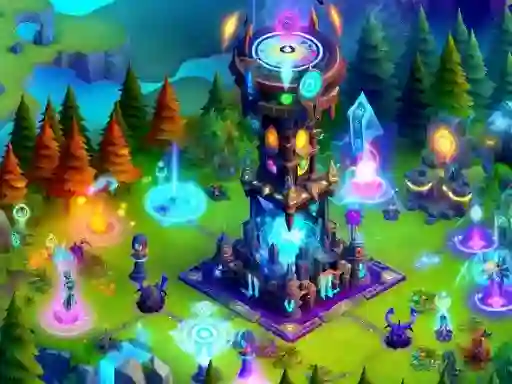खेल 2D Fantasy Tower Defence ऑनलाइन
