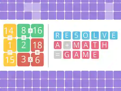 खेल Resolve a math game ऑनलाइन