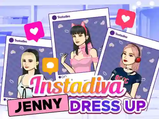 खेल Instadiva Jenny Dress Up ऑनलाइन